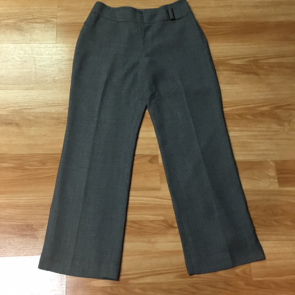 LOFT Gray Straight Leg Pants